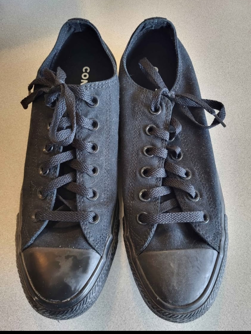 Converse Black Low-Top Canvas Sneakers